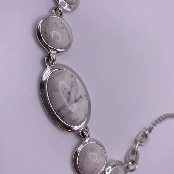 Etienne Aignier Silver Marble Bracelet - Picture 3 of 8